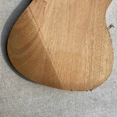 Unfinished Solid Mahogany Wood Guitar Body image 7