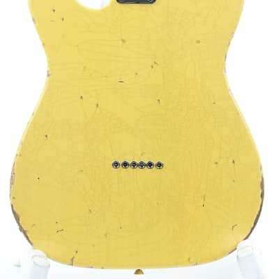 Del Tone 50s T Style Butterscotch Abachi Heavy Aged image 8