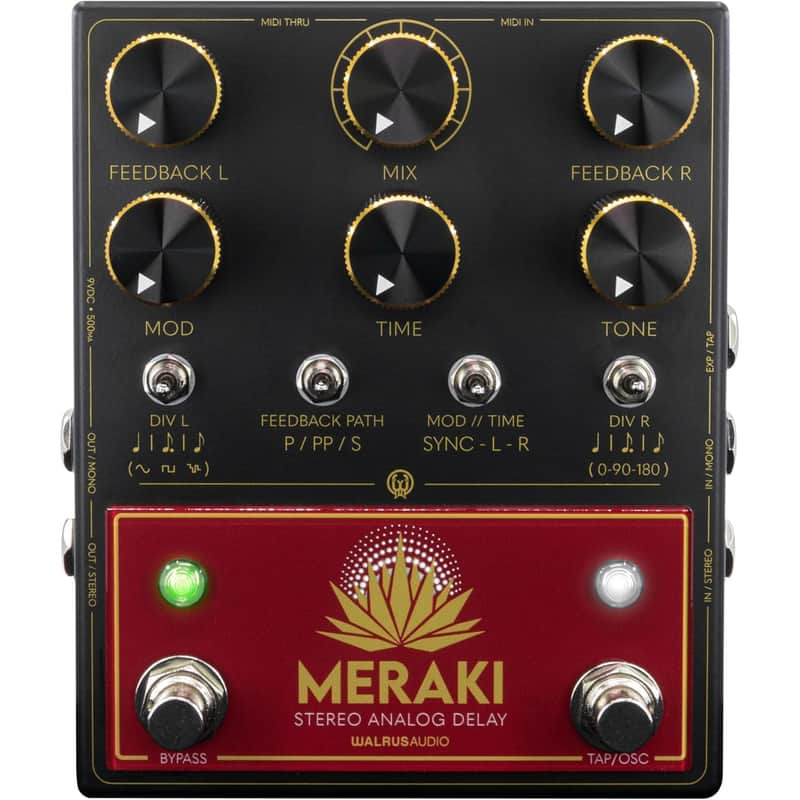 Walrus Audio Meraki Analog Stereo Delay Pedal image 1