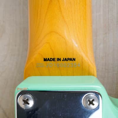 Fender Made In Japan Exclusive Classic '60s Stratocaster 2016 Surf Green Japan w/ Bag image 9