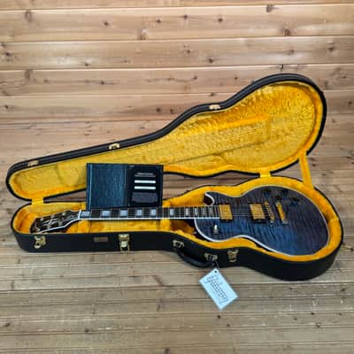 Gibson Custom Les Paul Figured Electric Guitar - Translucent Whale Blue image 7