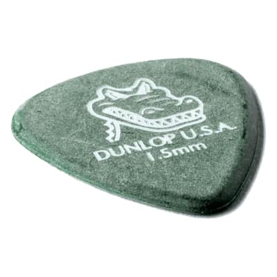 Dunlop 417P Gator Grip Green 1.5mm (12-Pack) - Set of Picks image 5