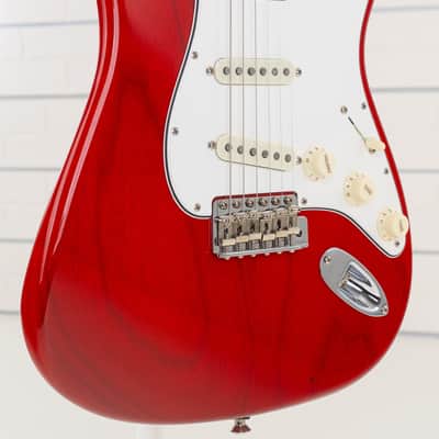 Fender Custom Shop American Custom Stratocaster Electric Guitar, Rosewood Fingerboard, Crimson Transparent image 10