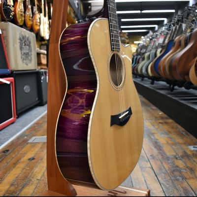 💫 Taylor Catch Custom C14CE GA with Torrefied Sitka/ Flamed Maple image 4