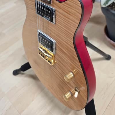 ESP Custom Shop Climax 1 of 100 Ever Made! AAA Flame 10 Top Singlecut Electric Guitar HH Piezo Special Limited Edition image 16