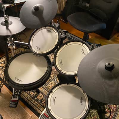 Roland TD-07KVX V-Drum Kit with Mesh Pads 2021 - Black image 2