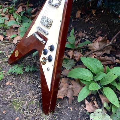 Gibson Medallion Flying V ex Scorpions Matthias Jabs 1972 - Wine Red image 8