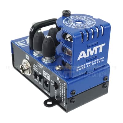 AMT Electronics AMT Bricks A-Bass - 1 channel tube bass guitar preamp (Alembic) image 3