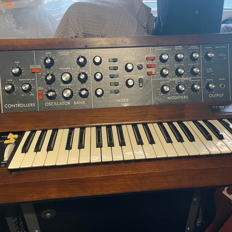 1972 Moog Mini good condition brown wood