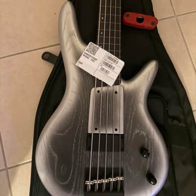 Ibanez GWB25th-SWF Gary Willis 25th Anniversary Signature Soundgear Fretless 2024 - Present - Silver Wave Burst Flat image 2