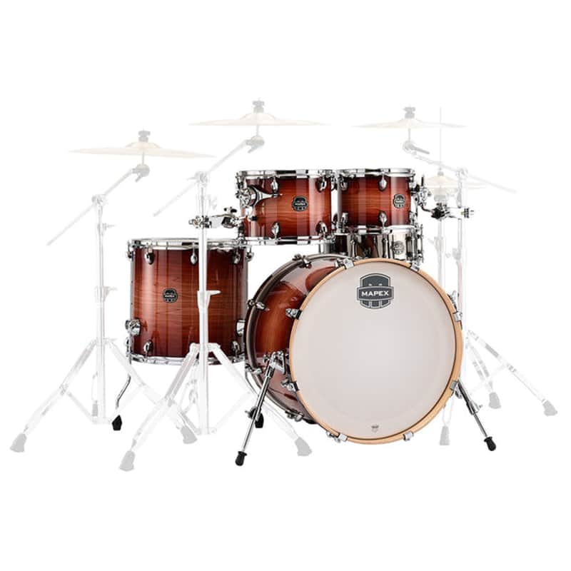 Mapex Armory Shell Pack | 5 Piece 22" Fusion-Redwood Burst image 1