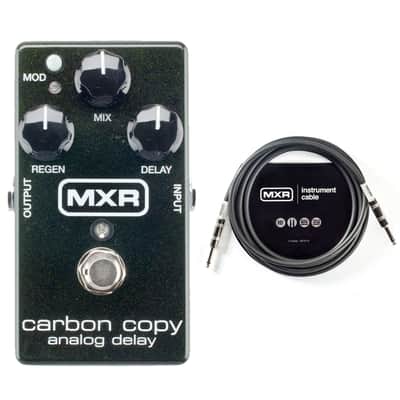 MXR M-169 Carbon Copy Analog Delay Bundle W/MXR 10ft Instrument Cable image 1