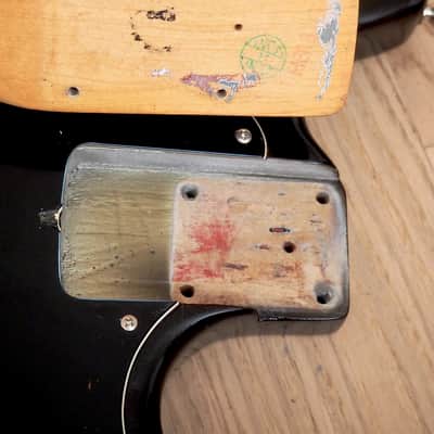 1970s Fender Mustang Bass – Custom Lollar Thunderbird + Riggio Silverburst Relic – 7lbs 13oz image 17