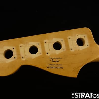 FOR REPAIR Fender Squier Classic Vibe 70s Jazz J Bass NECK Guitar Maple Block. image 6