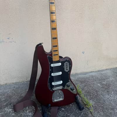 Fender Squier FSR Classic Vibe Bass VI - Walnut & Maple neck image 2