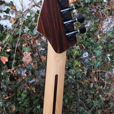 Wilhelm Guitars Custom Handmade HH Super Strat Solid Body Electric Guitar "Black Frost" image 8