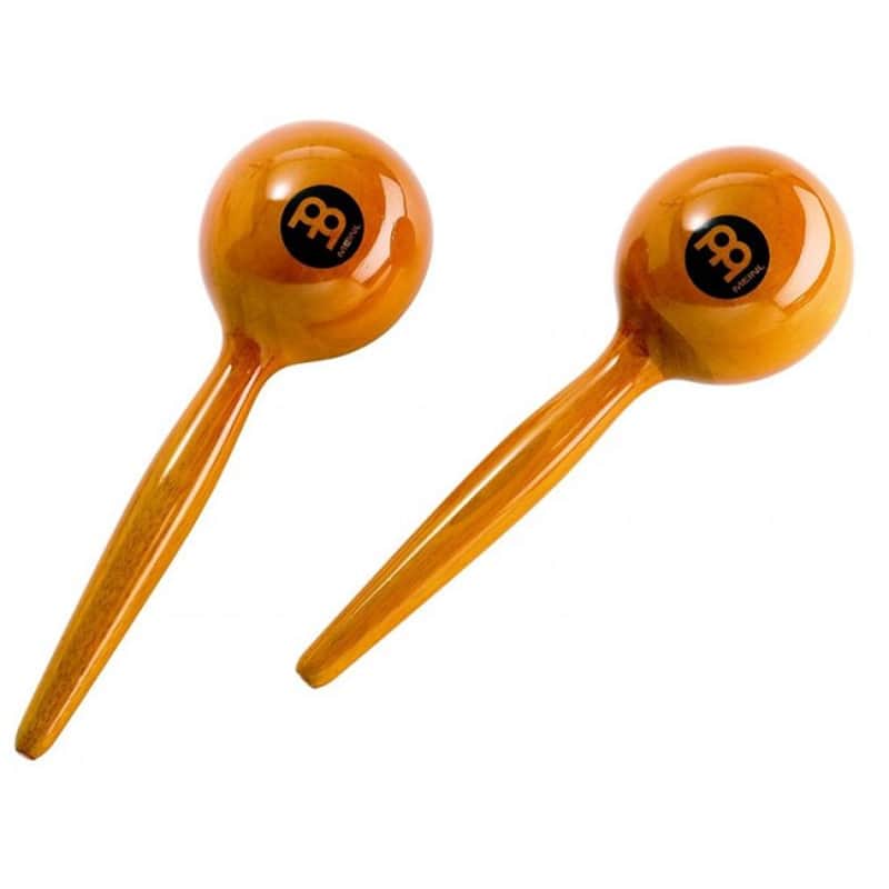 MEINL MWM2AM Wood Maracas amber image 1