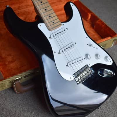 2017 Fender Eric Clapton Stratocaster - Black, Maple - USA - OHSC image 2