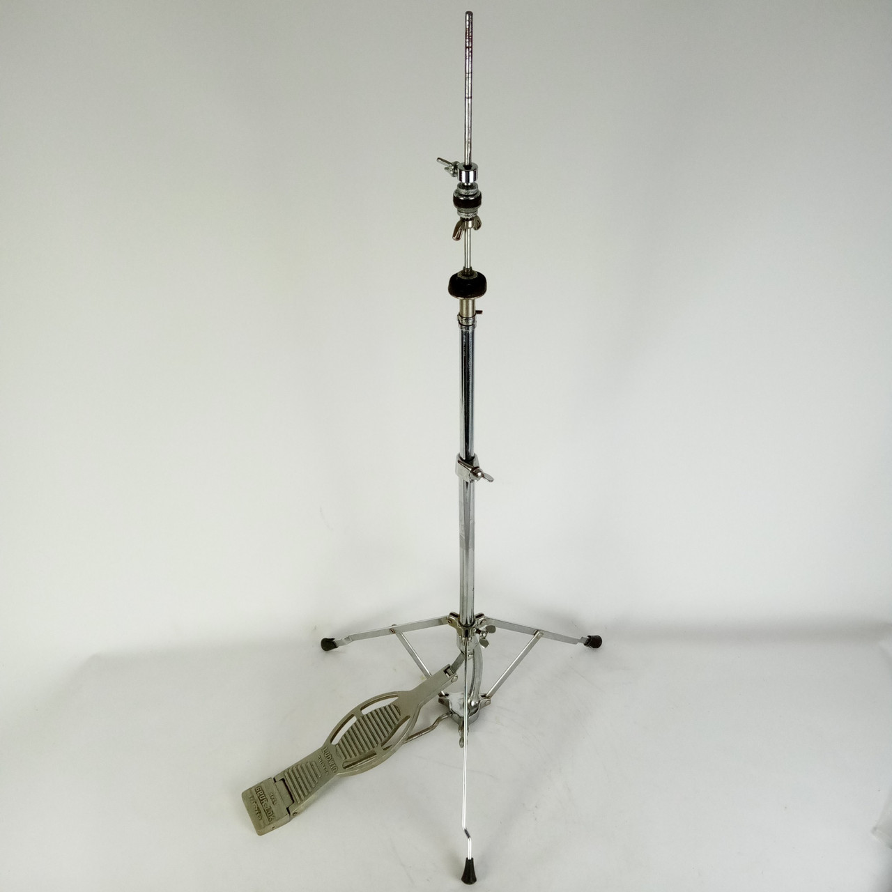 Ludwig Spur-Lok 1123-1 Hi-Hat Cymbal Stand Tripod Base+Pedal '66-67 Direct-Pull — main photograph