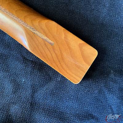 Guitar Mill T-Style Replacement Neck / 1 pc. Roasted Maple / MOP Dots / Classic C / Gloss / Med Relic (#GIN-3906) image 9