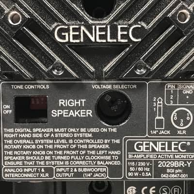 Genelec 2029BR-Y 2-Way Studio Powered Monitor (Single Right) image 8