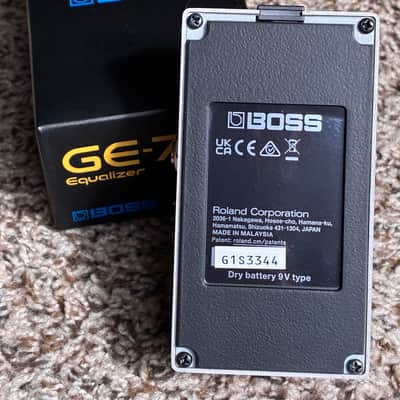 Boss GE-7 XTS Custom Mods Midrange Graphic Equalizer 2025 - Silver / Gray image 5