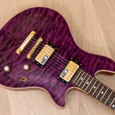 2014 Edwards by ESP E-PO-105D/QM Potbelly, See Thru Purple w/ | Reverb