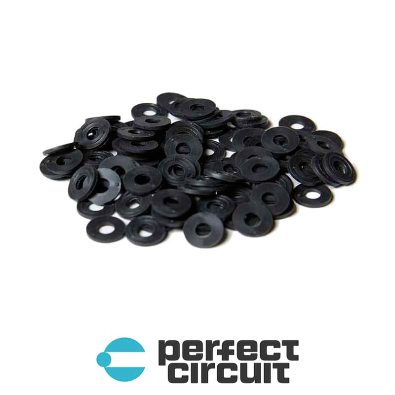 Frap Tools Ø3 Black Plastic Washers (100 Pack) image 1