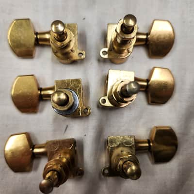 Schaller Schaller 3x3 Vintage Gold Tuners from a 1978 Travis Bean 1978 - Gold image 2