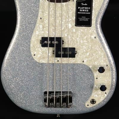 Fender 75th Anniversary Player II Precision Bass Guitar Diamond Dust Sparkle image 1