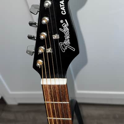 Fender Catalina Acoustic Guitar Black with Hard Case image 7