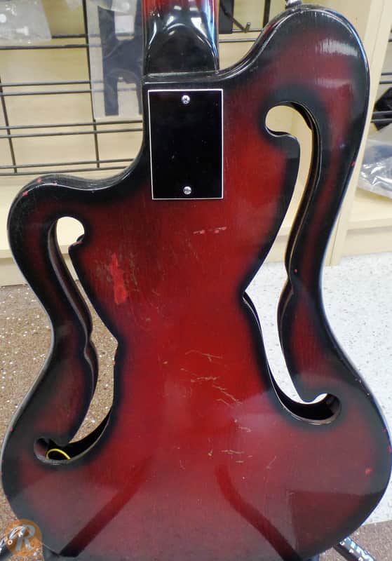 Ampeg AUB-1 Red Sunburst 1967 image 2