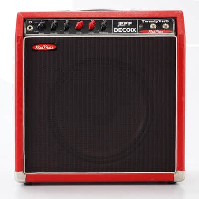 Red Plate Tweedy Verb M2-TV Jeff Decoix 1x12 Guitar Combo Amplifier #52531 image 2