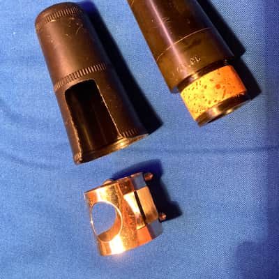 Noblet France #3 Clarinet Mouthpiece-Hard Rubber-c.1970-New Cork-w/Lig and Cap image 2