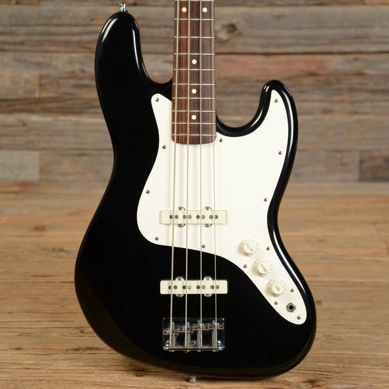 Fender American Standard Jazz Bass Black 1984 image 1