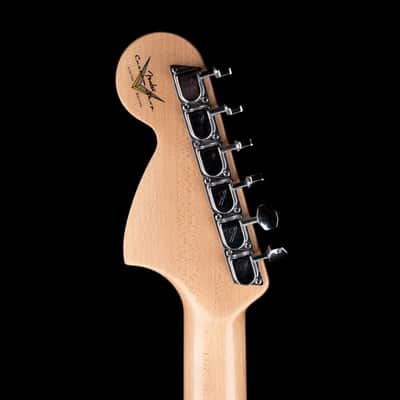Used 2024 Fender Custom Shop 1968 Stratocaster Journeyman Relic Charcoal Frost Metallic with OHSC image 13