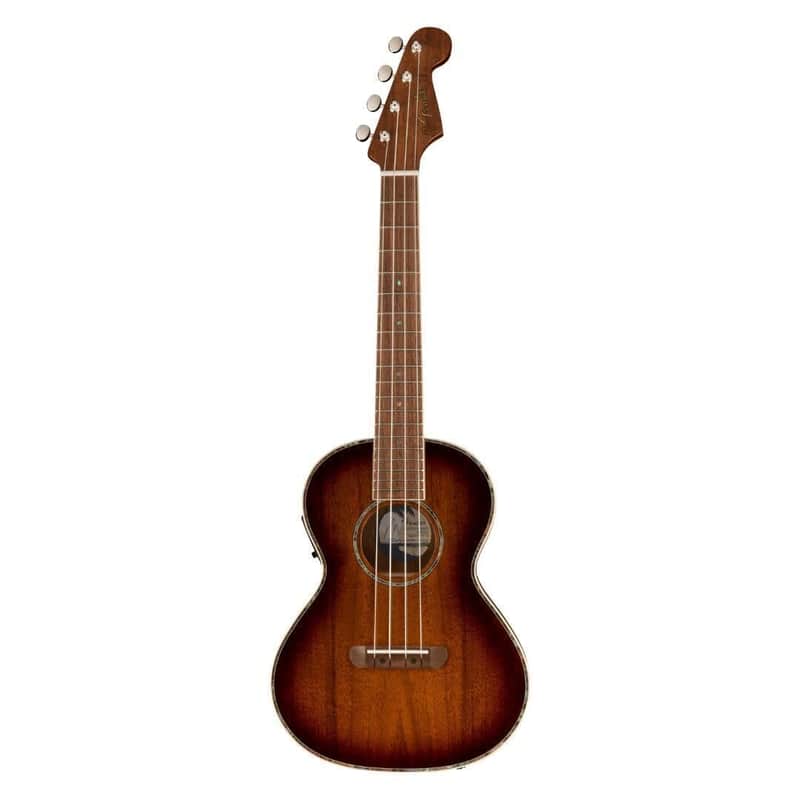 Fender Montecito Tenor Ukulele, Shaded Edge Burst, with Gig Bag image 1