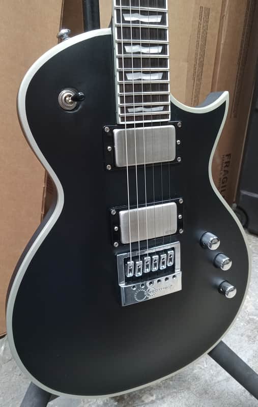 ESP LTD EC-1000 Evertune BB in Black Satin (2025) image 1