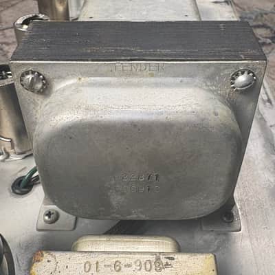 1969 Fender Bassman Amp AB165 Vintage Silverface Drip Edge Made In USA Tube Guitar Amplifier Head! image 18
