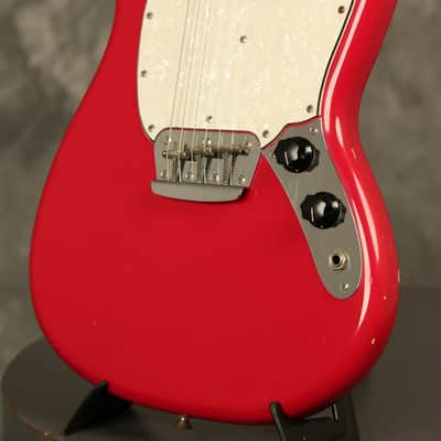 all original 1964 Fender Pre-CBS Musicmaster II RED image 7
