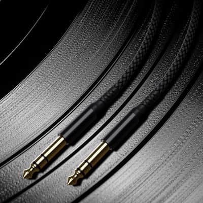 1/4 Inch TRS Instrument Cable 3.3ft 2Pack,Straight 6.35mm Male Jack Stereo Audio Interconnect Cord,6.35mm Balanced Line for Electric Guitar,Bass,Keyboard,Mixer,Amplifier,Amp,Speaker,Equalizer image 4