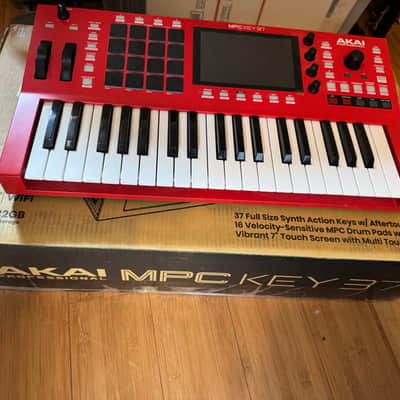 Akai MPC Key 37 Standalone Workstation Synthesizer 2024 - Present - Red image 3