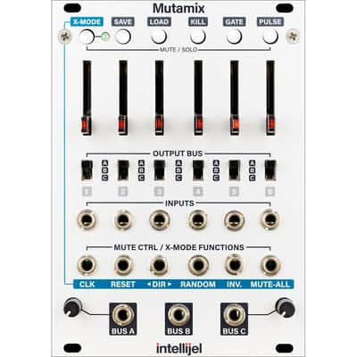 Intellijel Mutamix 6 Channel Audio / CV Mixer Eurorack Synth Module