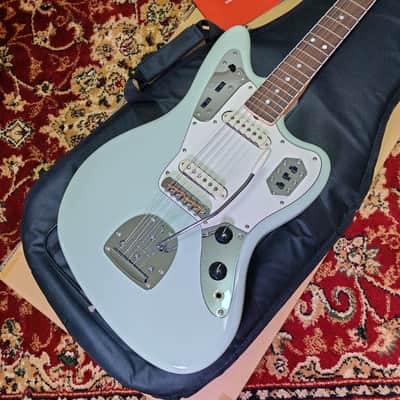 *NEW IN BOX* 2026 Fender Japan Moeka Shiotsuka Jaguar moni 羊文学 (Hitsujibungaku) Limited Edition with Exclusive Strap - Aged Sonic Blue MIJ JD26 image 2