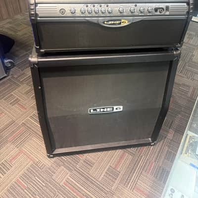 Line 6 Spider II HD75 Half Stack  2012 Blac image 1