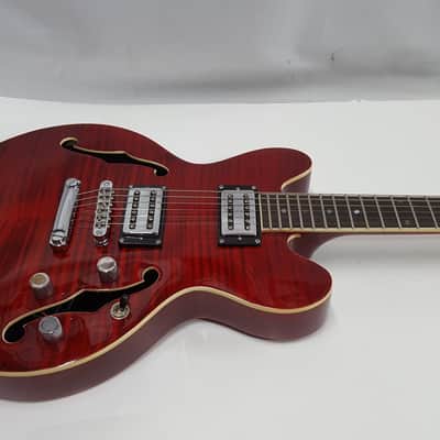 Paramount Premier SE Electric Violin Hollow Body Guitar with Hard Case - Nice! image 11