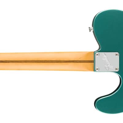 Fender American Professional Classic Telecaster SSS Rosewood Fingerboard Faded Sherwood Green Metallic bundle with Fender Hardcase, Liberty Music Polish Cloth and 12 Pick Pack image 3