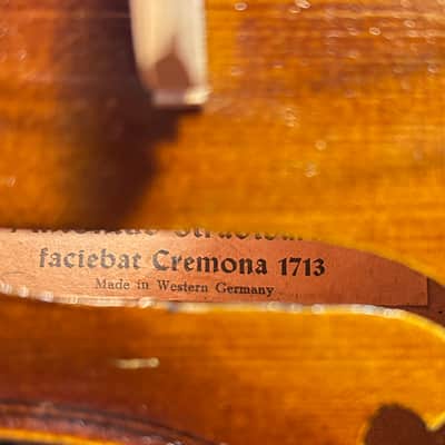 Vintage 4/4 adult violin 1913-1920 - original finish - labeled image 13
