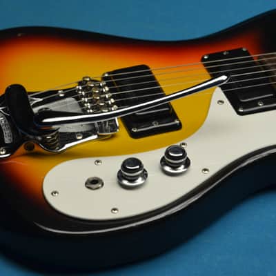 1965 Mosrite Ventures II Sunburst Electric Guitar with OHSC image 2
