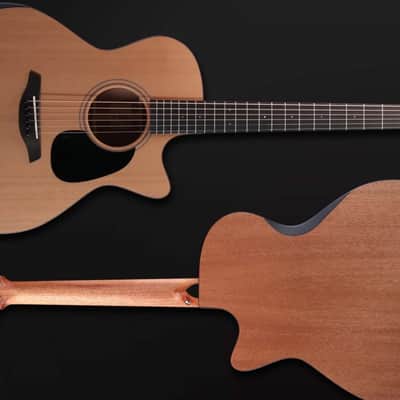 2025 NEW NECK Furch Blue Deluxe D-CM a Western Red Cedar / African Mahogany with Case CNR SYSTEM ACTIVE image 4